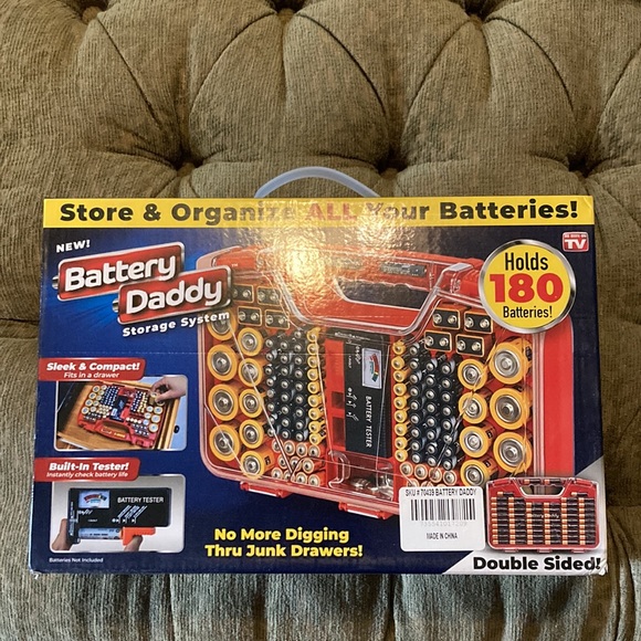Battery Daddy Storage & Organization New In Box Battery Daddy